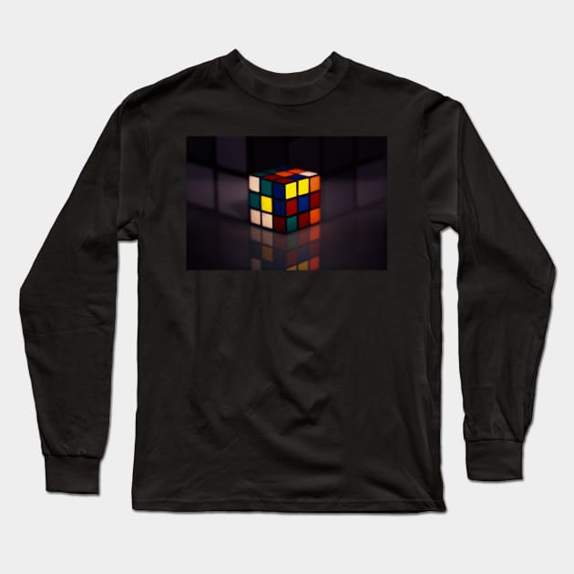 rubix cube Long Sleeve T-Shirt by hottehue